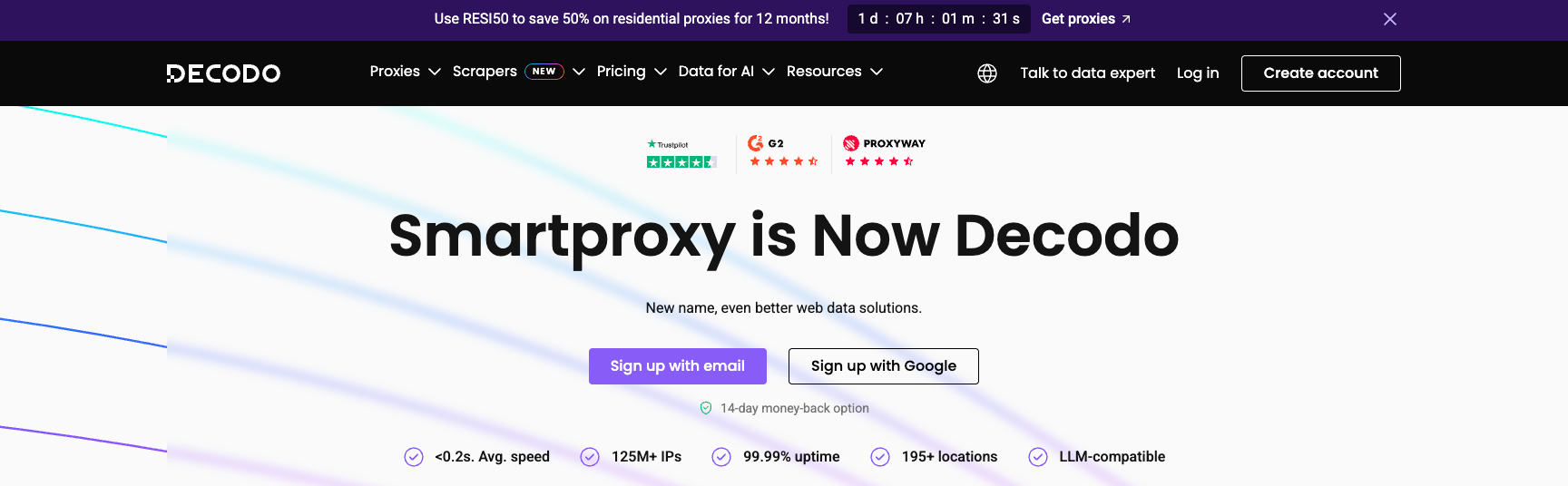 Decodo (Formerly Smartproxy) for Value Alternative